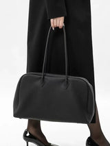 Motingsome First Layer Handbag for Women Togo Cowhide Niche Design Pillow Bag Shoulder  Bowling Bag Gunderarm Armpit Bags Boston