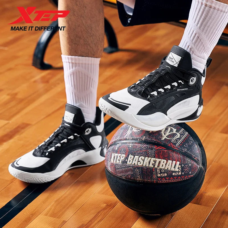 Xtep Basketball Shoes Men's 2025 Summer Wear-resistant Breathable Stability Elastic Lightweight Sneakers For Male 875319120003