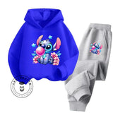 Disney Stitch Long Sleeve Hoodie & Pants Set