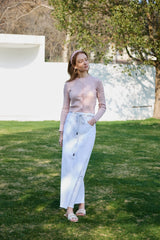 Women's Cotton Denim Midi Skirt | Spring 2026