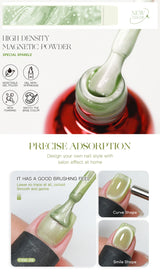 AS 9pcs Cat Eye Magnetic Moonlight Gel Nail Polish Set 15ml Sparkle White Silver Water Light Red UV Gel Nail Art Manicure Vernis