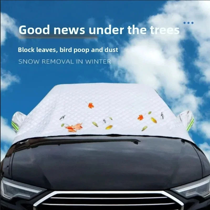 Universal Half Car Cover – Snow, Frost & Sun Shield
