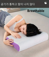 Pectin Pillow Breathable Air Layer TPE Pillow Washable with Water, Zero Pressure Cervical Neck Pillow Latex Adult Single Pillow