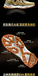 RAX Waterproof Hiking Shoes Men Winter Outdoor Sneakers for Men Snow Boots Plush Mountain Snowboots Outdoor Tourism Jogging Shoe
