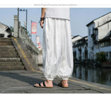 Men’s Ice Silk Dragon Jacquard Bloomers