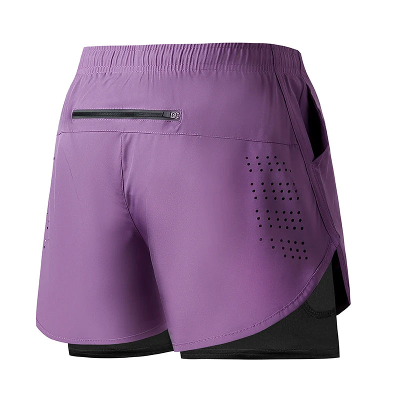 Performance Double-Layer Training Shorts | Moisture-Wicking Athletic Gear