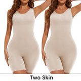 USA-Made Seamless Full Coverage Body Shaper – Firm Control Thigh Slimming Bodysuit