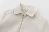 Women's Zipper Jacket Coat New Winter Long Sleeve Pocket Outerwear Coat Short Street Elegant Women's Jacket