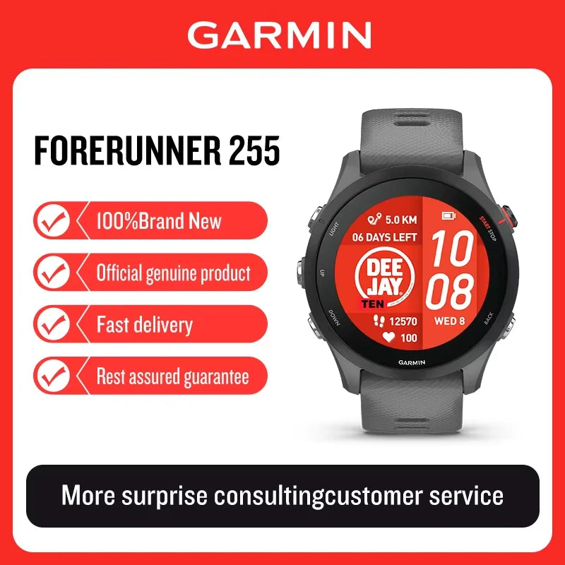 Garmin Forerunner 255 Professional Running, Riding, Swimming, Triathlon Marathon Track and Field Training smartwatch
