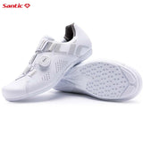 Santic Cycling Non-lock Flat Shoes Men Outdoor Sports MTB Bike Shoes Women Adjustable Casual Road Sneakers Comfortable Asia Size