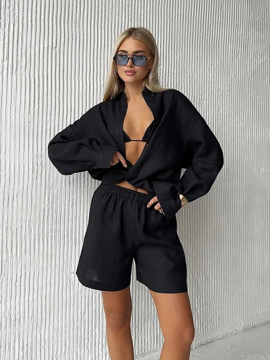 Women’s 100% Cotton Cozy Lounge Set