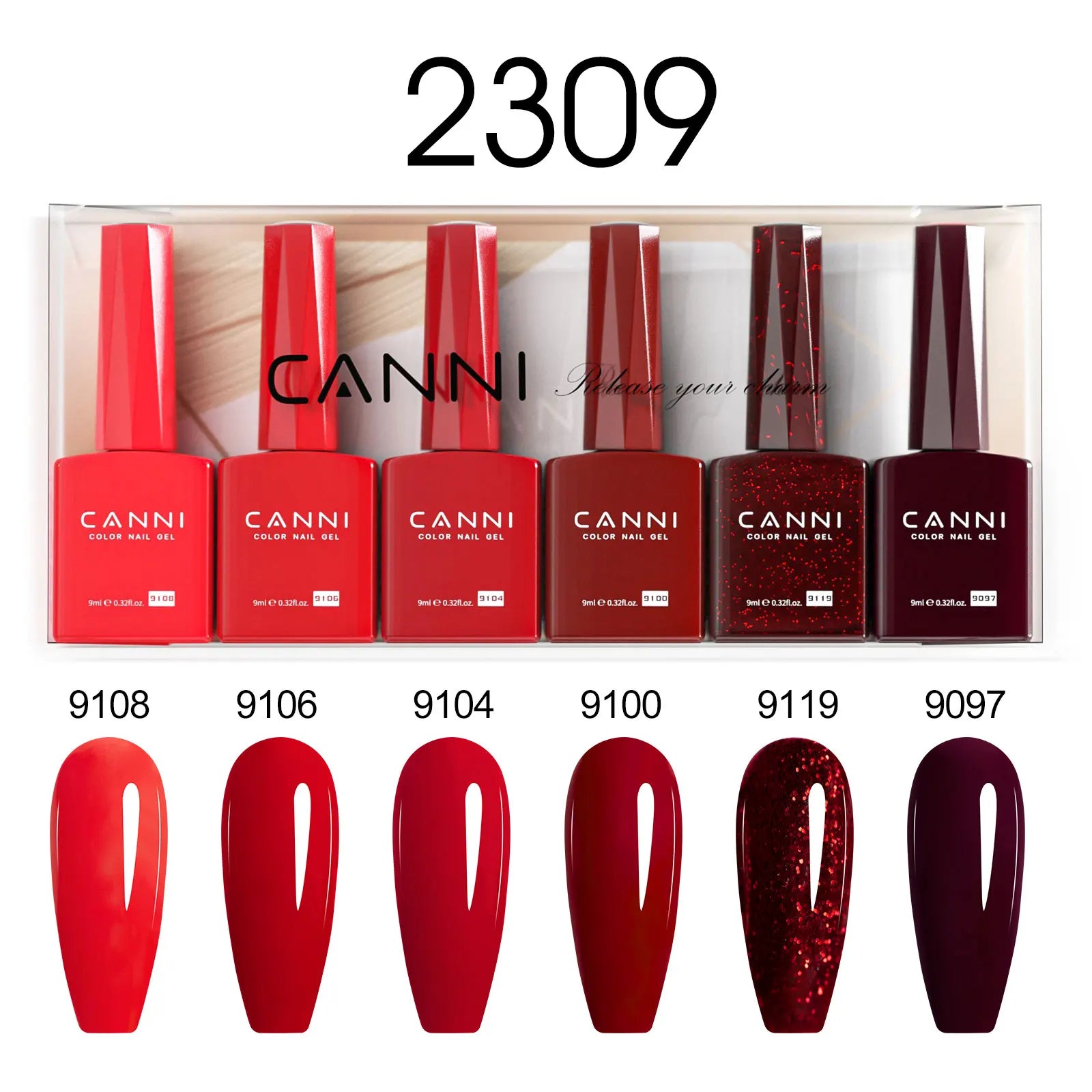 CANNI HEMA-Free Gel Polish Kit | Jelly, Nude & Rubber Base