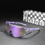 KDEAM High-End Sports Sunglasses Polarized Men's Cycling Glasses Dismountable TR90 Frame And Nose Pads Easy To Exchange