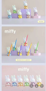 New Kawaii Miffy Storage Rack Doll Ornament Storage Rack Series Model Figures Toy Doll