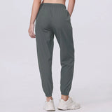 Women's Ankle-Length Harem Pants with Pockets
