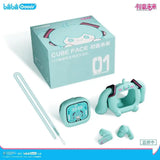 Bilibili Hatsune Miku CUBE FACE LCD Touch Screen TWS Earphones Gift Box Interactive Display Bluetooth Birthday Gift