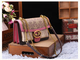 Color-Contrast Designer Crossbody Bag
