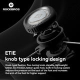 ROCKBROS Professional Cycling Shoes Knob Buckle Fastening Road Bike Self-Locking Shoes Bicycle SPD Cleats Shoes Cycling Footwear