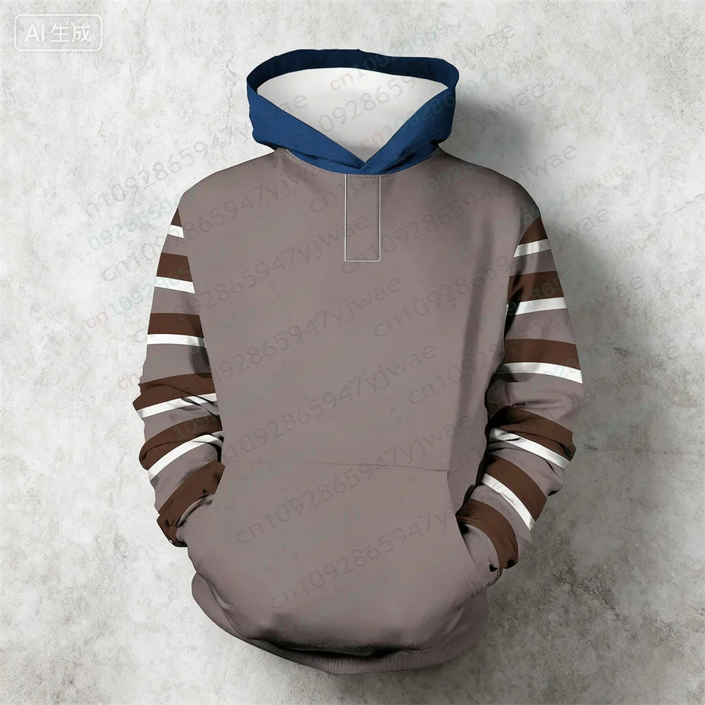 Ticci Toby Creepypasta Cosplay Pullover Hoodie Halloween Costume 3D Animation Sweatshirt Autumn/Winter Men's Women's Hoodies