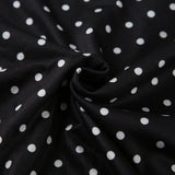 Polka Dot Halter Backless Mini Dress