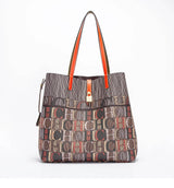 Women's Work 2024 Seasons New Leisure Personalized Tote Bag Fashion Underarm Bag Retro Large Capacity Shoulder Bag