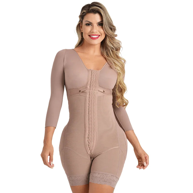 Long Sleeve Fajas: Post-Lipo Compression & Butt Lifter Shapewear