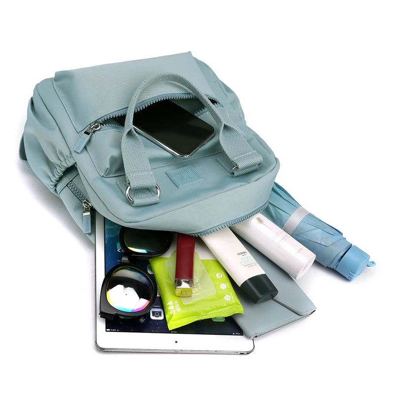 Fashion Women Small Travel Backpack Pretty Style Girls Shopping Backpack High Quality Durable Soft Fabric Daypack Backpack SAC