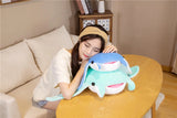 Kawaii Manta Ray Plush Pillow — Soft Marine Life Toy