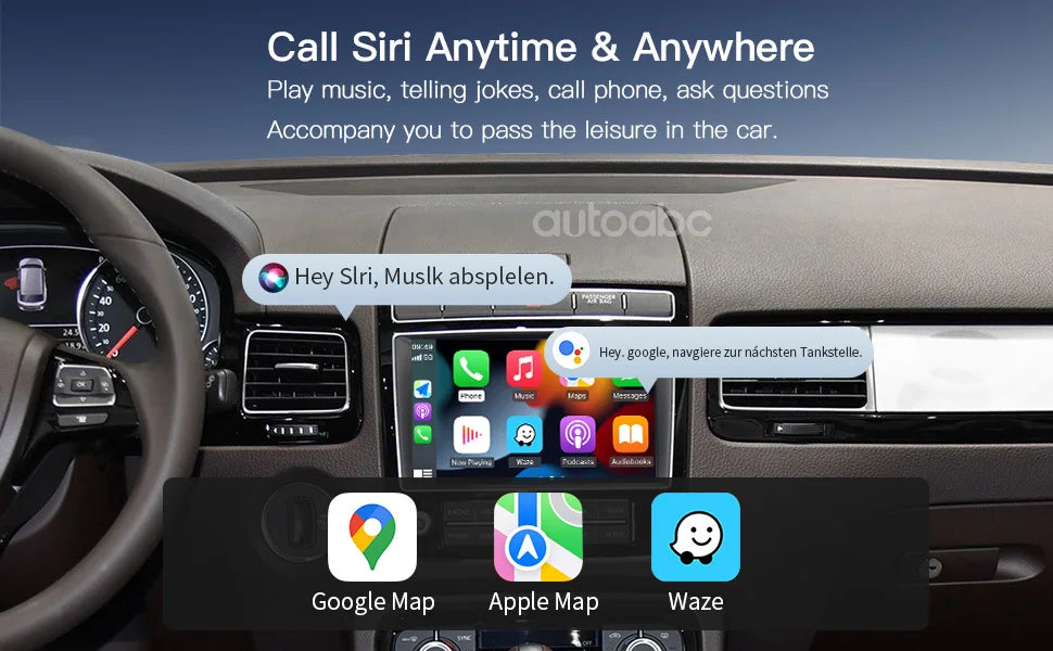 Wireless CarPlay & Android Auto for VW Touareg 7P RNS850