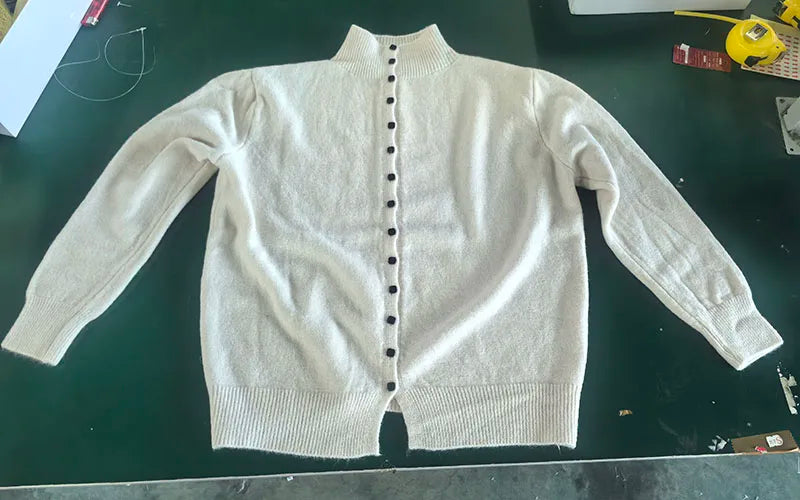 Women's Stand Collar Knit Cardigan