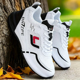 Men's Breathable Colorblock Low-Top Sneakers