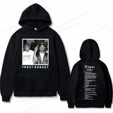 Tupac 2Pac Graphic Fleece Hoodie for Men