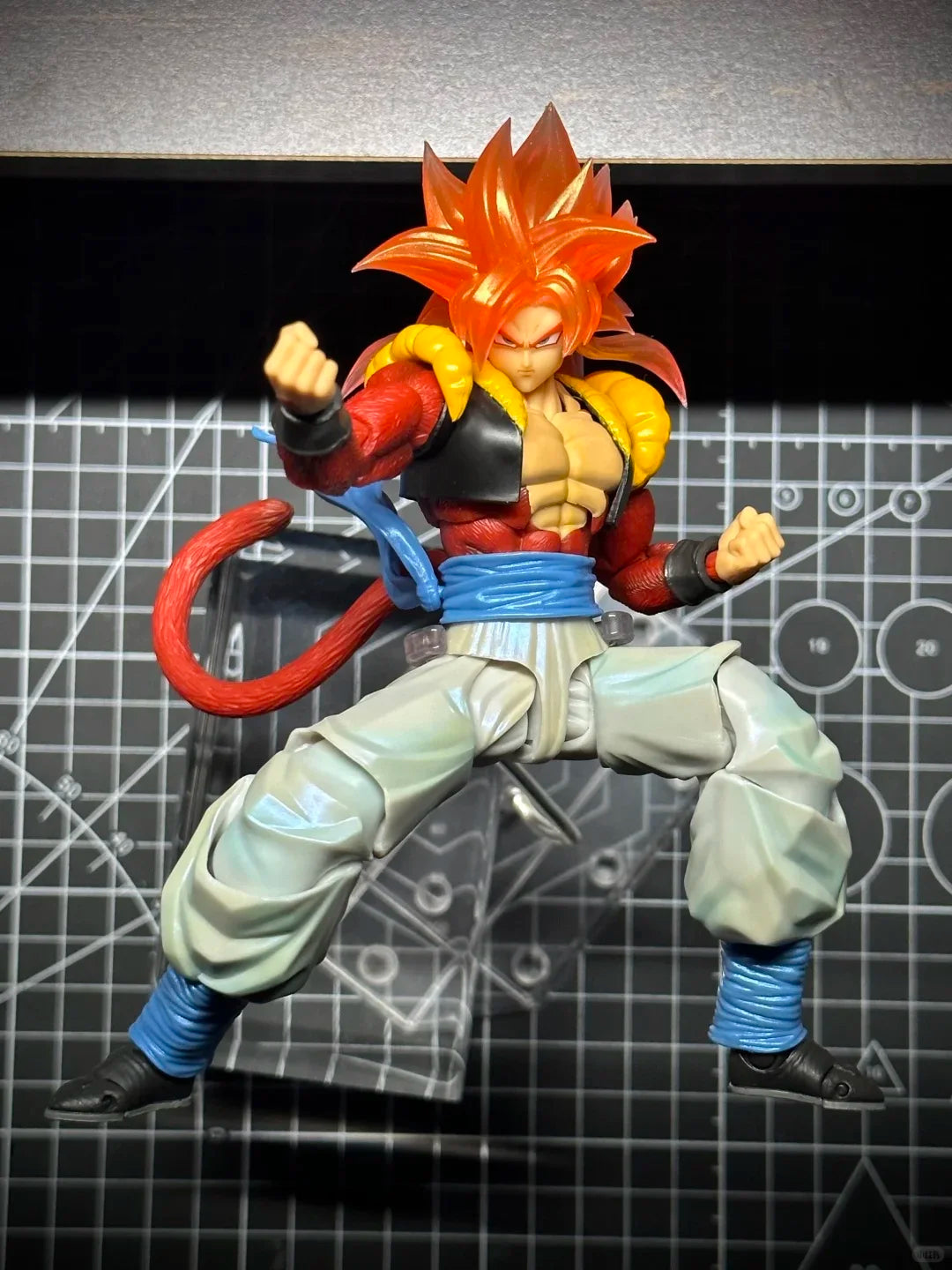 In Stock KAMIONE Tonsenarttoys Dragon Ball Gogeta Figure GT Super Saiyan 4 SSJ4 Gogeta Anime Action Figures Toys Gifts