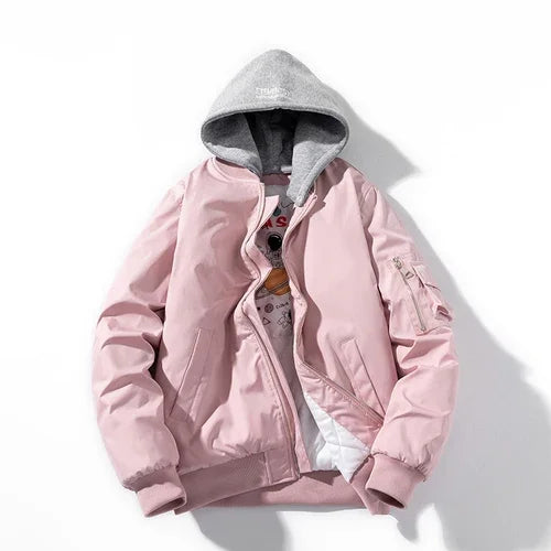 Hooded Bomber Pilot Jacket