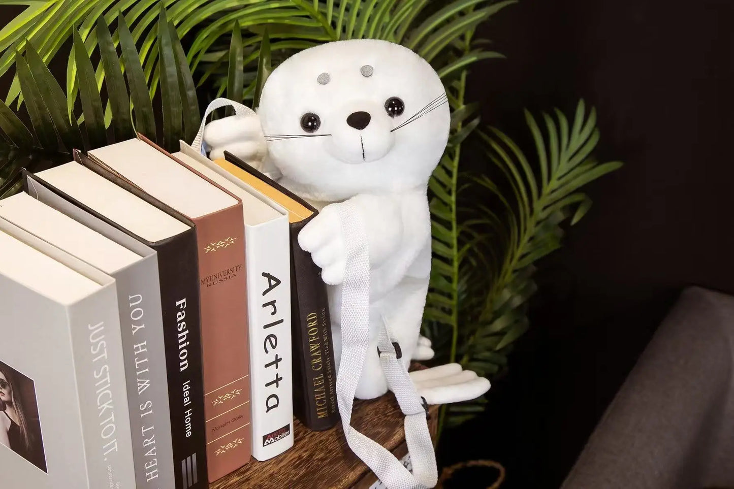 Seal Plush Backpack – Adorable 50cm Anime Stuffed Doll