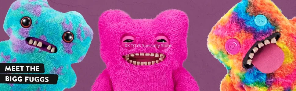 Fuggler Funny Ugly Monster Big Fugg Gaptooth 45cm Plush Weird Plushies Teddy Fugly Screech Rabid Rabbit Tooth Monster Soft Toys
