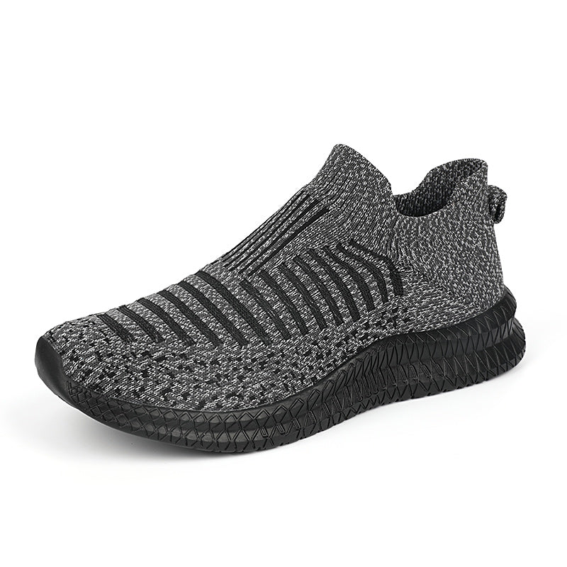 Men's Slip-On Casual Sneakers — Breathable Mesh, Lightweight, Anti-Slip