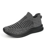 Men's Slip-On Casual Sneakers — Breathable Mesh, Lightweight, Anti-Slip