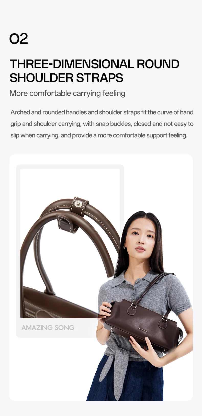 Amazing Song Baguette Shoulder Bag – Soft Pillow Pack Design