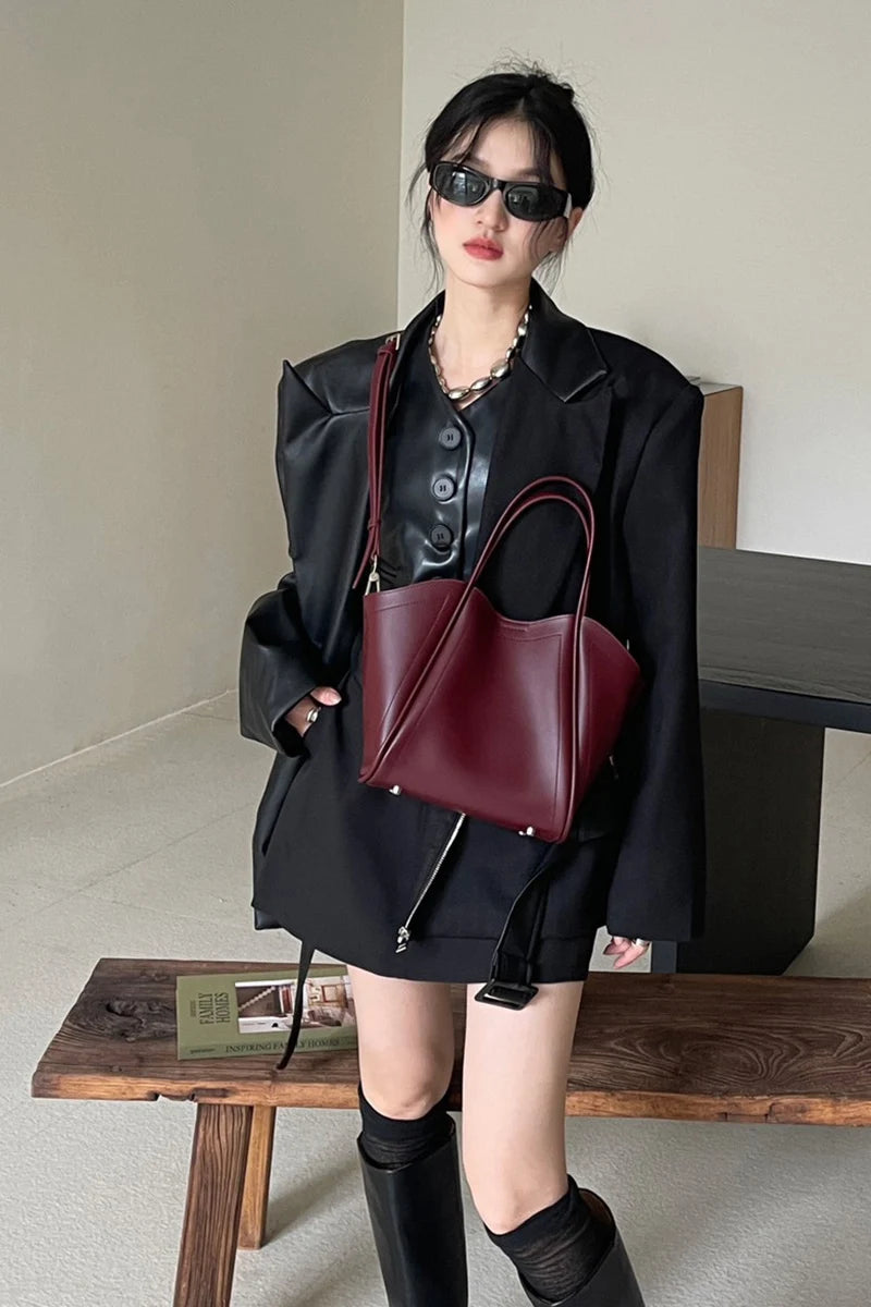 2025 Women's Large Capacity Handbag Wing Design Handheld Tote Daily Use And Commuting Single Shoulder Crossbody Bag for Ladies