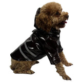 Summer Outdoor Puppy Pet Rain Coat S-XL Hoody Waterproof Jackets PU Raincoat for Dogs Cats Apparel Clothes Wholesale