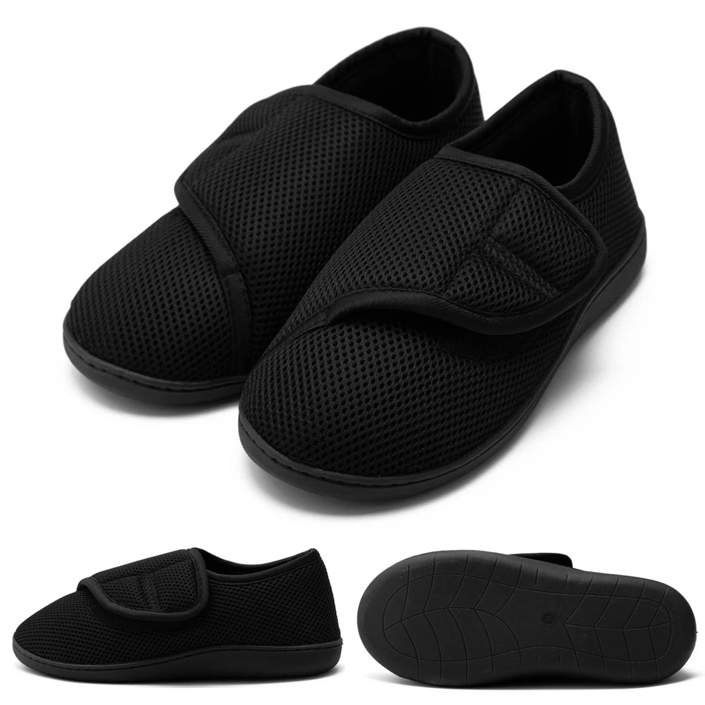 Unisex Plush-Lined Adjustable Walking Shoes