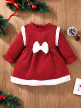 Toddler Girls Velvet Holiday Dress