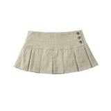 Women's Retro Pleated Mini Skirt