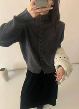 Women's Stand Collar Knit Cardigan