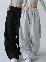 Women's High-Waist Wide-Leg Drawstring Pants