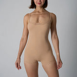 Lace Patchwork Fitness Bodysuit