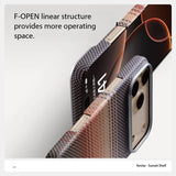 Magnetic Carbon Fiber Case for iPhone 17 & 18 Pro Max