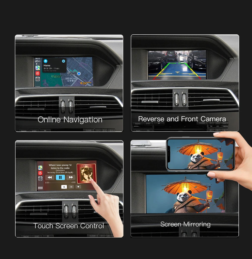 Wireless CarPlay & Android Auto Upgrade for Mercedes-Benz NTG4.5/4.7