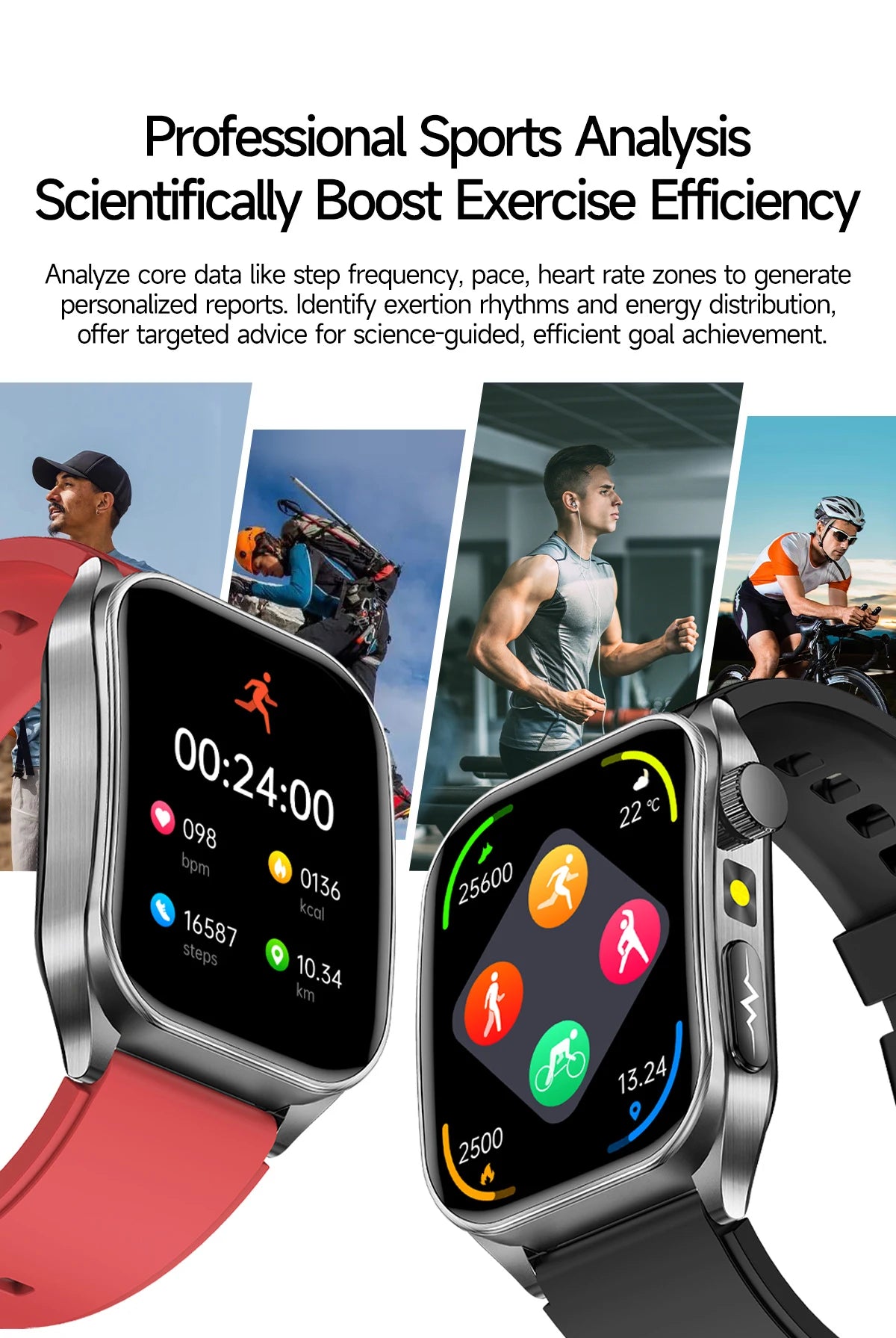 2026Hot AI-GPT Diagosis ECG Health SmartWatch Blood Pressure Lipid Uric Acid 650nm Dual-Probelaser Heart Analysis Smart bracelet